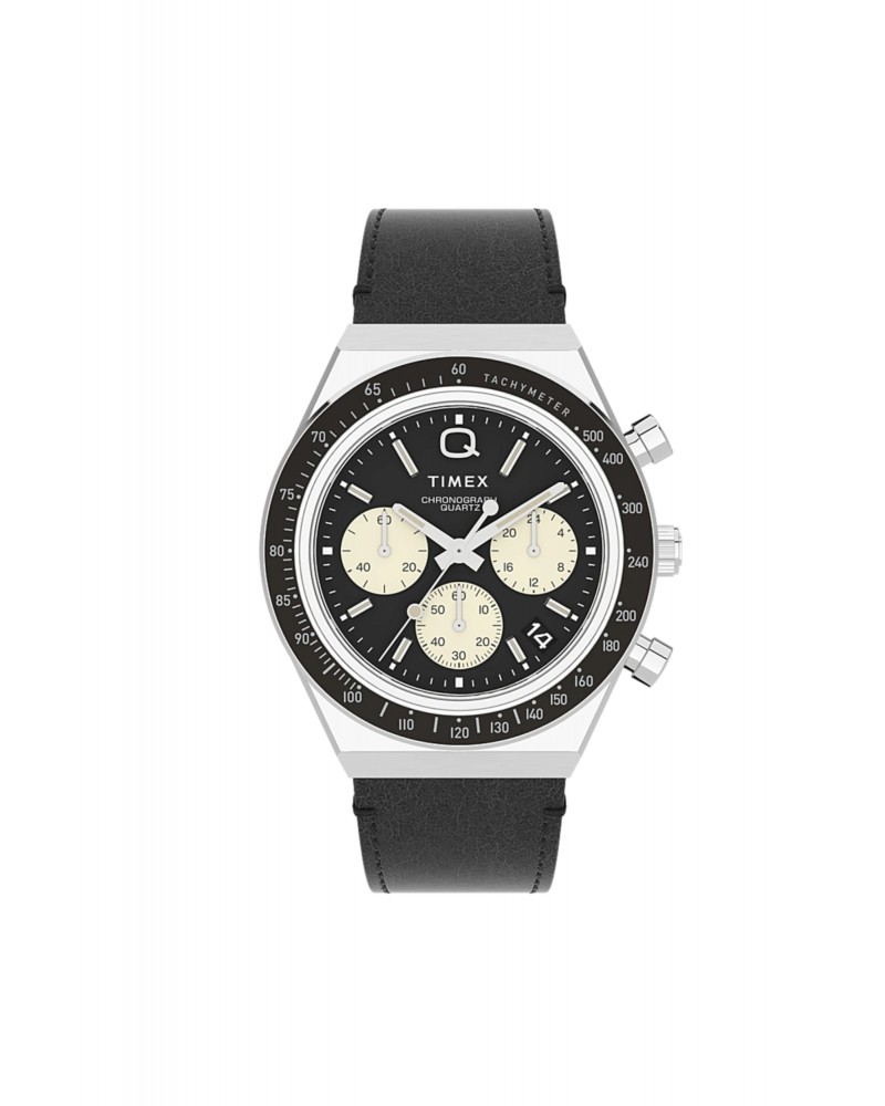 Marlin Chronograph Tachymeter 40mm Leather Strap Watch